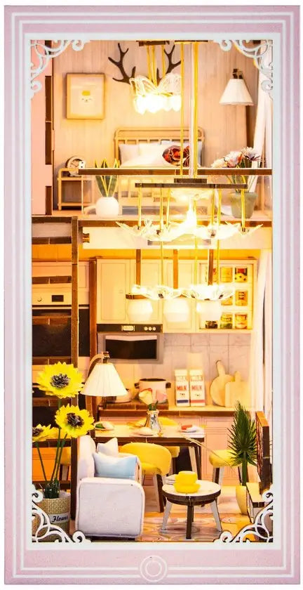 Pink Loft DIY Book Nook Kit
