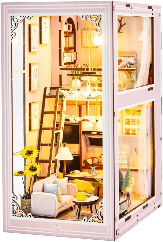 Pink Loft DIY Book Nook Kit