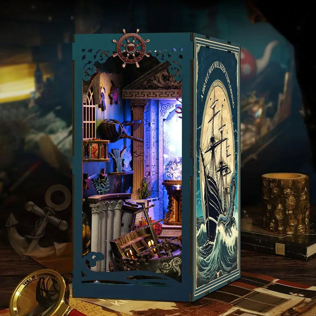 Riddle on the Seabed DIY Book Nook Kit Model to assemble