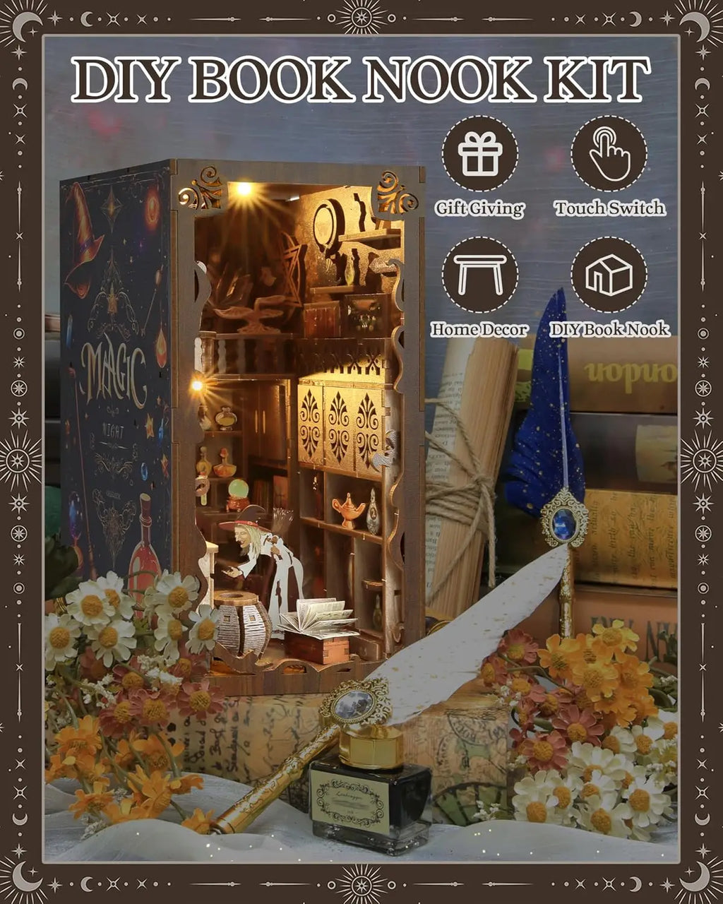 Magic Night DIY Book Nook Kit