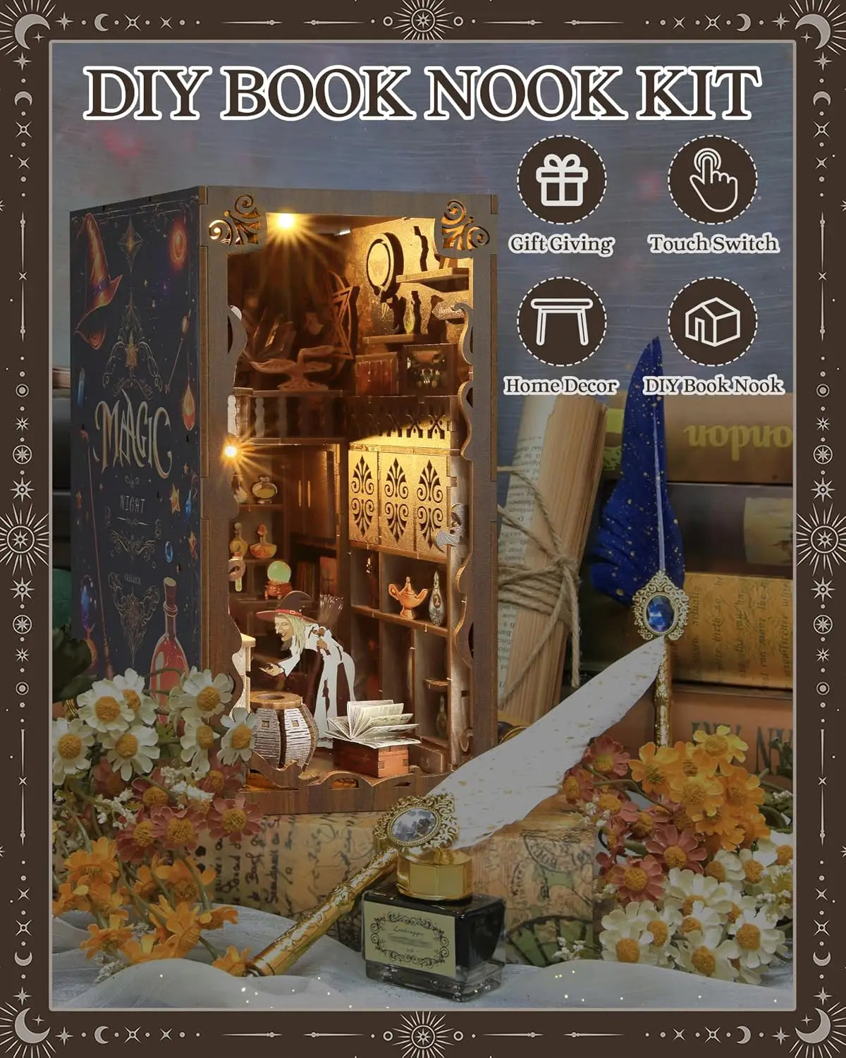 Magic Night DIY Book Nook Kit