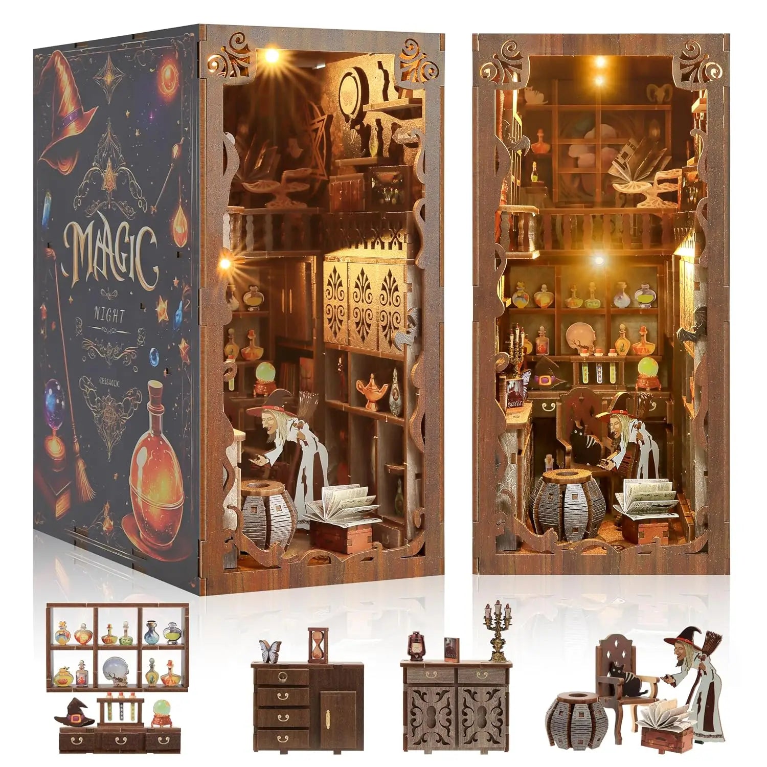 Magic Night DIY Book Nook Kit