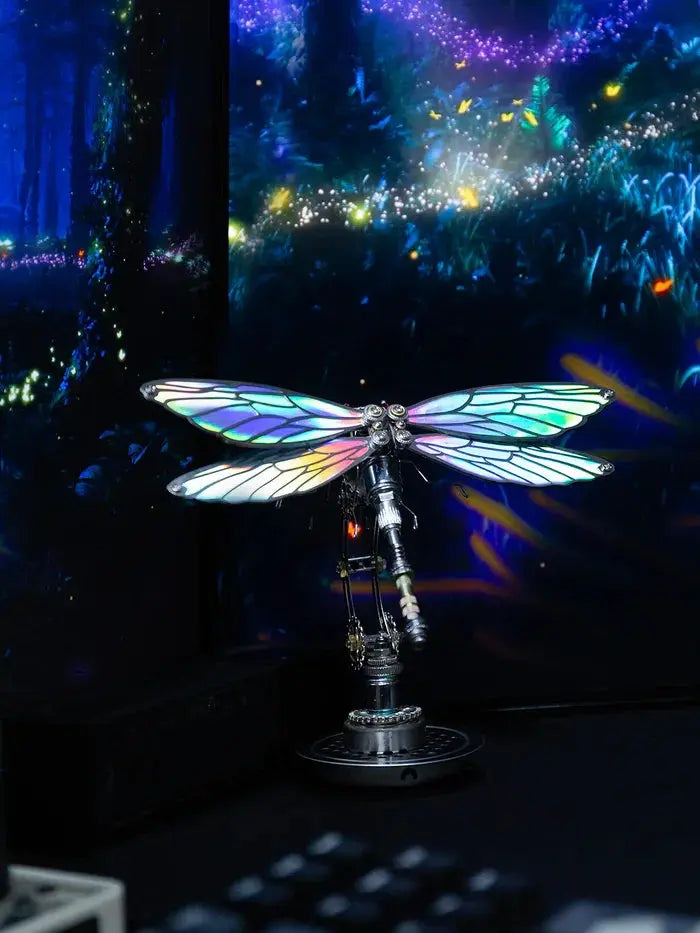 Cyberpunk Dragonfly 3D Metal Puzzle Model to assemble