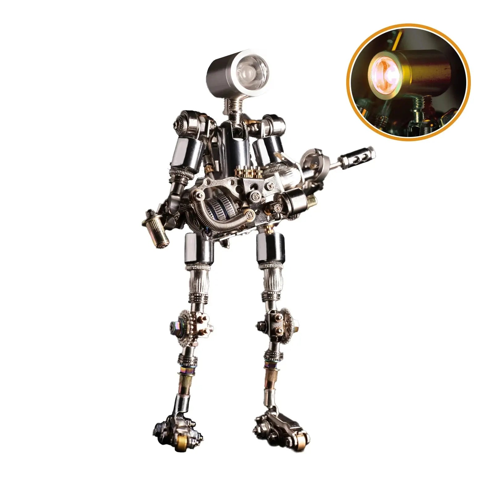 Robot with light Model to assemble
