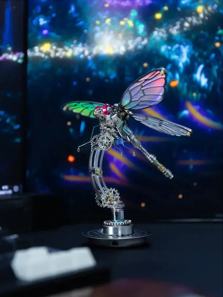 Cyberpunk Dragonfly 3D Metal Puzzle Model to assemble