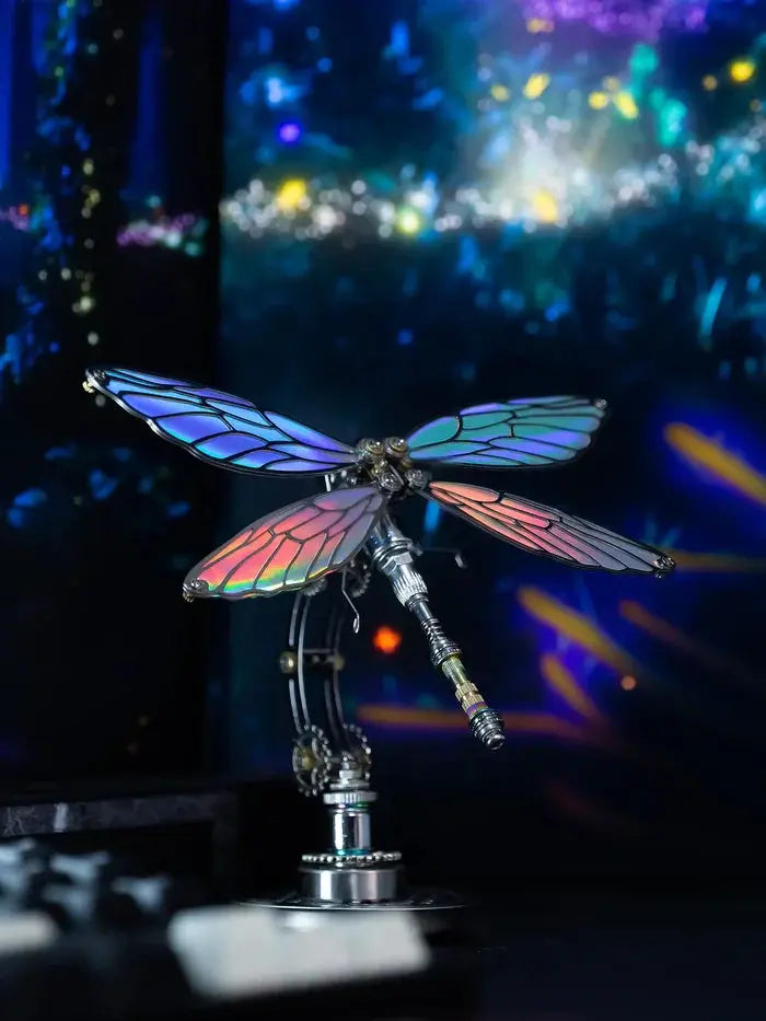 Cyberpunk Dragonfly 3D Metal Puzzle Model to assemble