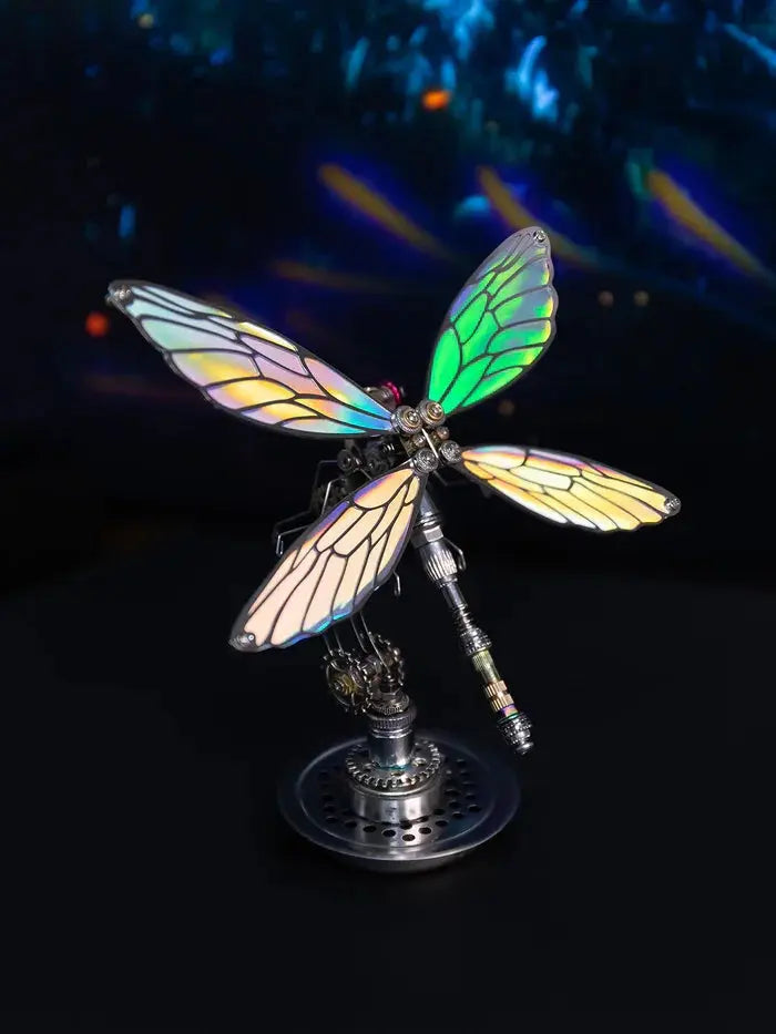 Cyberpunk Dragonfly 3D Metal Puzzle Model to assemble