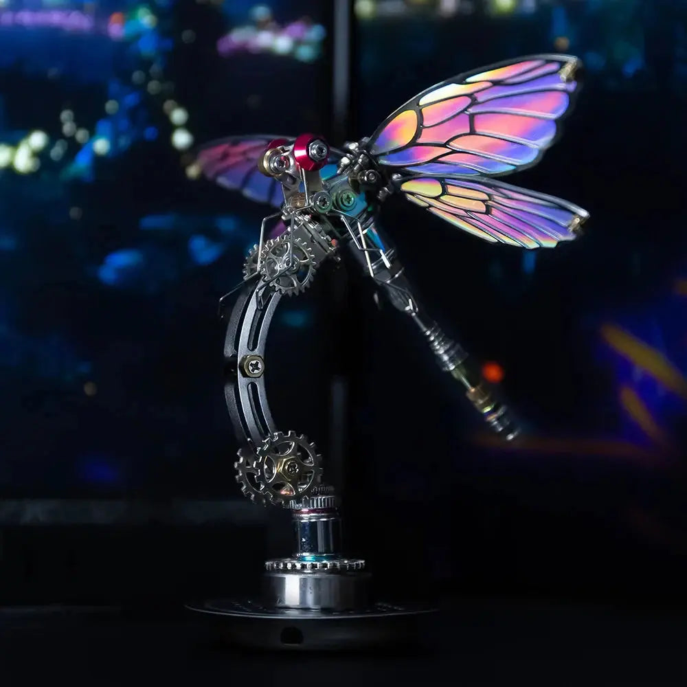 Cyberpunk Dragonfly 3D Metal Puzzle Model to assemble