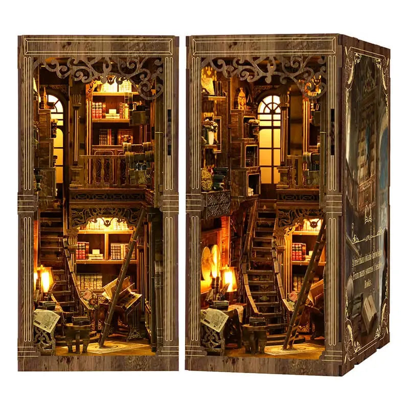 Ancient Book Room DIY Book Nook Model to assemble