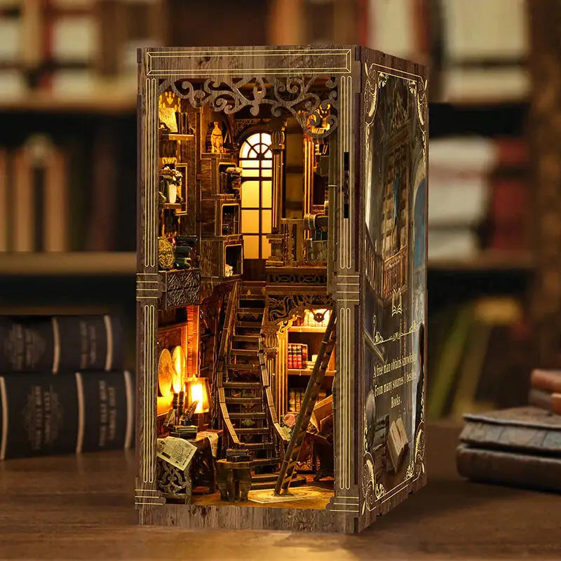 Ancient Book Room DIY Book Nook Model to assemble