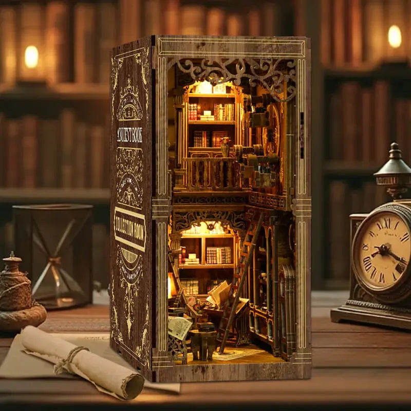 Ancient Book Room DIY Book Nook Model to assemble