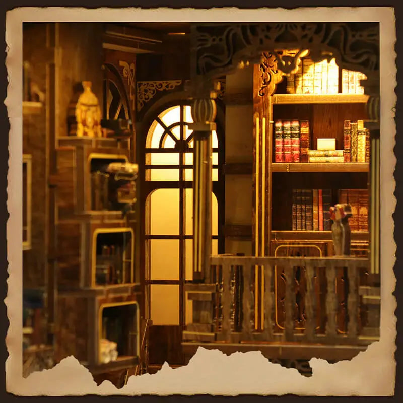 Ancient Book Room DIY Book Nook Model to assemble