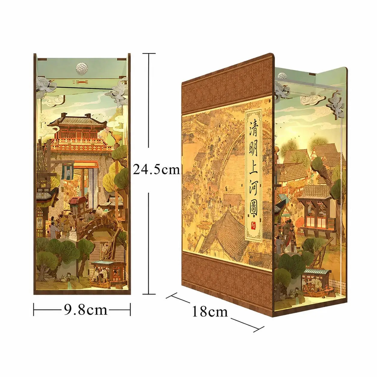 House of Falling Cherry Blossoms and Other Themed Book Nooks