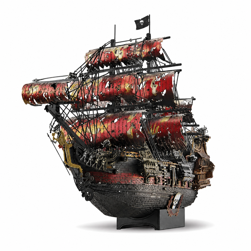 The Queen Anne's Revenge Metal Model to Assemble Model to assemble