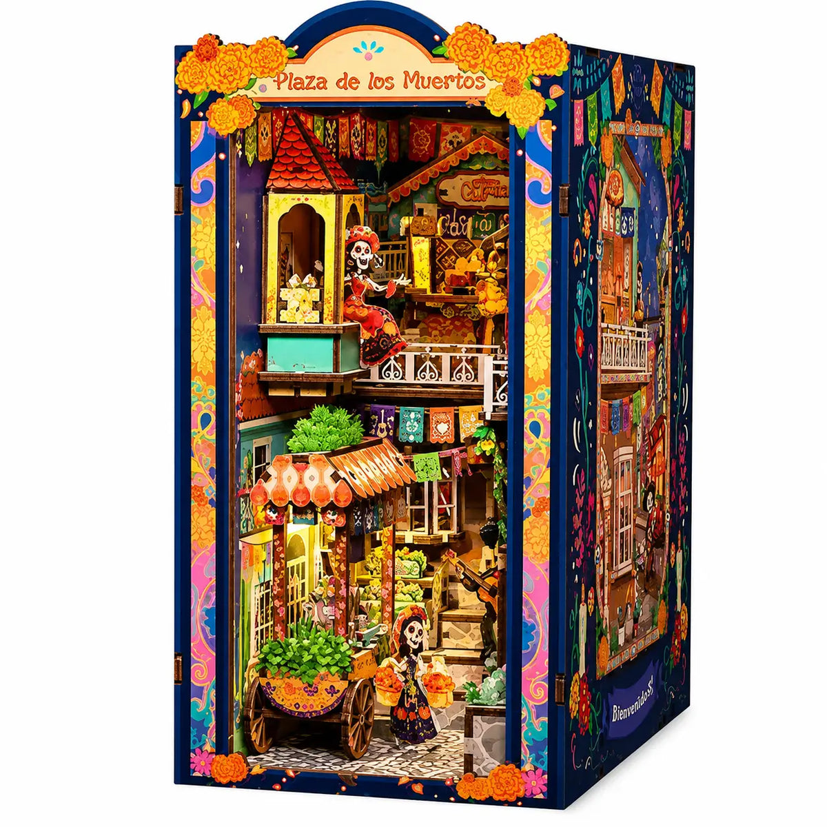Plaza de los Muertos DIY book nook