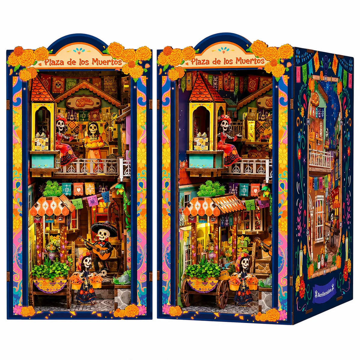 Plaza de los Muertos DIY book nook