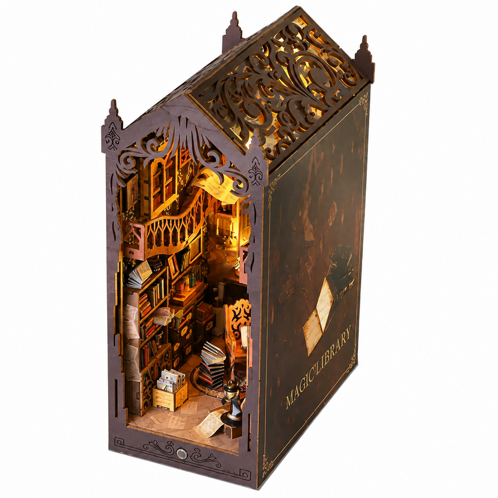Enchanted Magic Library DIY Book Nook Model to assemble