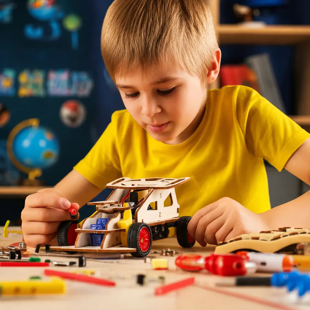 DIY Wooden Remote Control Car
