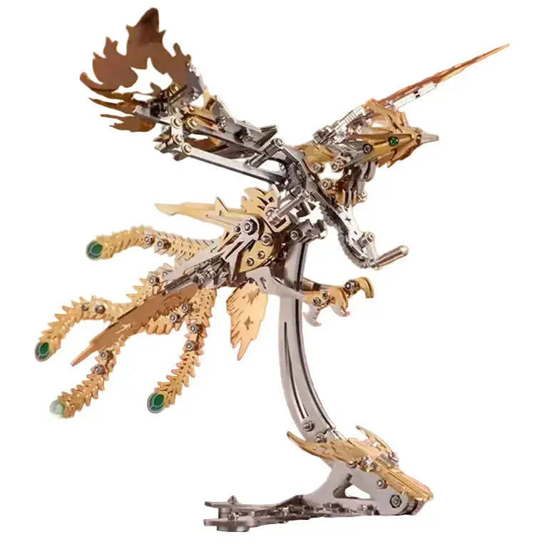 Mechanical Phoenix 3D Metal Model Kit – 354-Piece Steampunk Bird