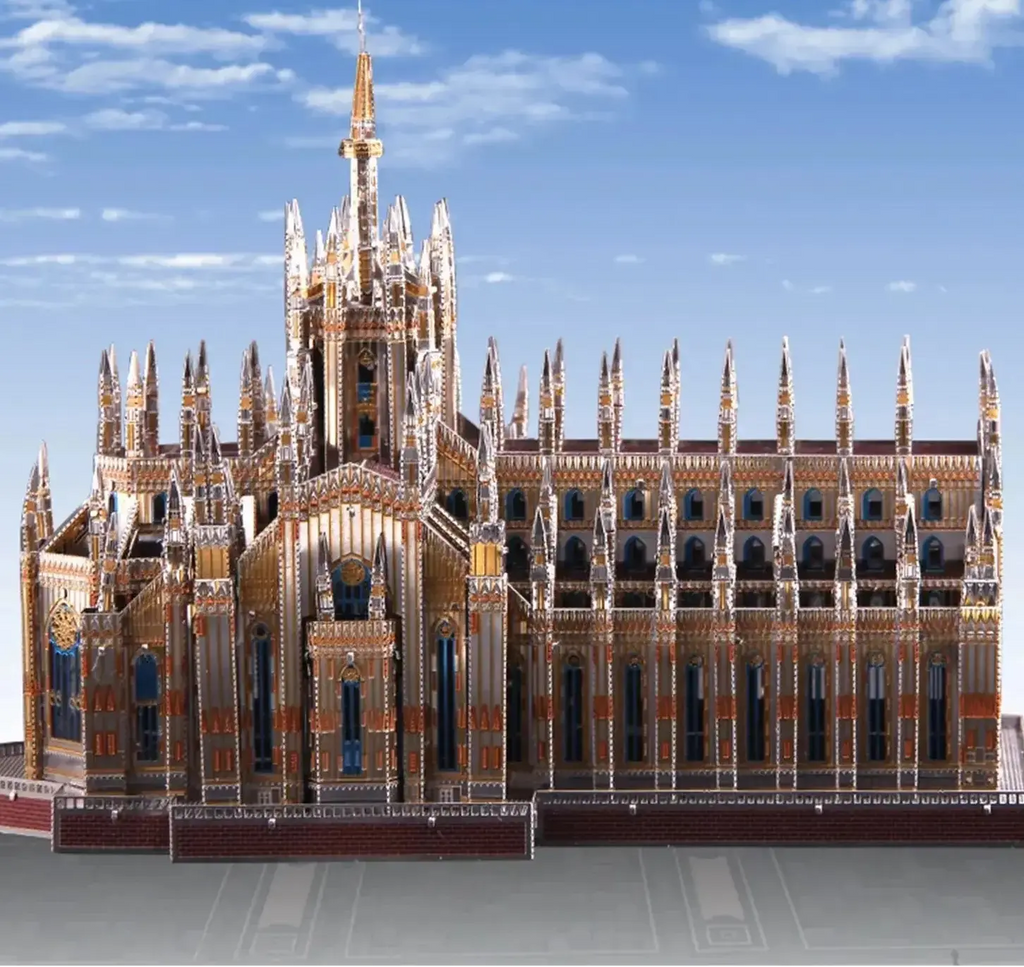 Milan Cathedral Building Metal Model Kit - Model to assemble