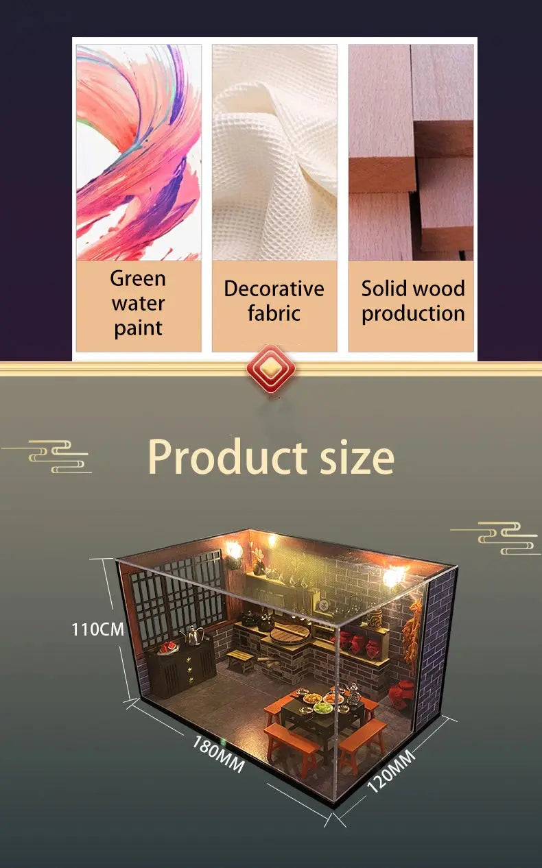 Loft Villa Dollhouse - Model to assemble