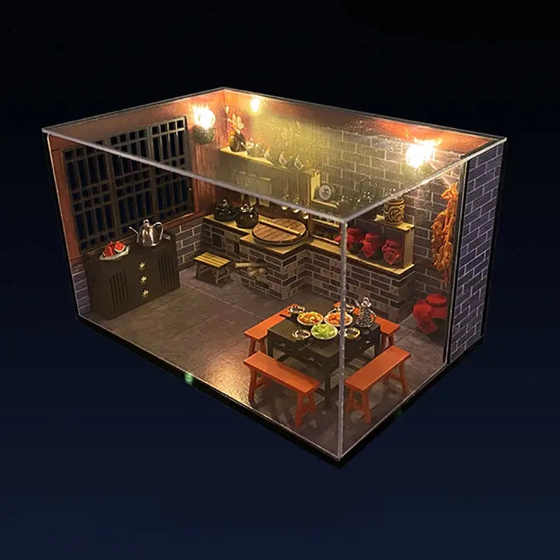 Loft Villa Dollhouse - Model to assemble