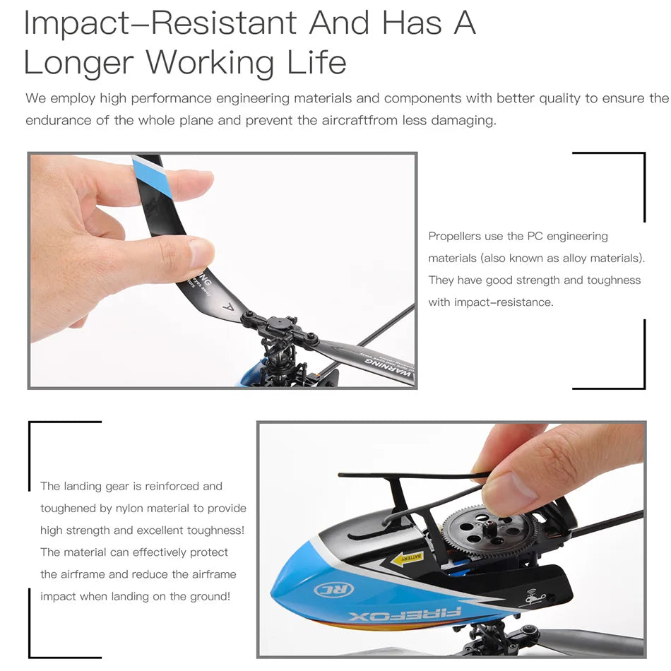 Beginner RTF Automatic Stable RC Helicopter 2.4G 4 Channel Single Propeller Without Aileron E129 C129 Durable Long Flight Time Model to assemble