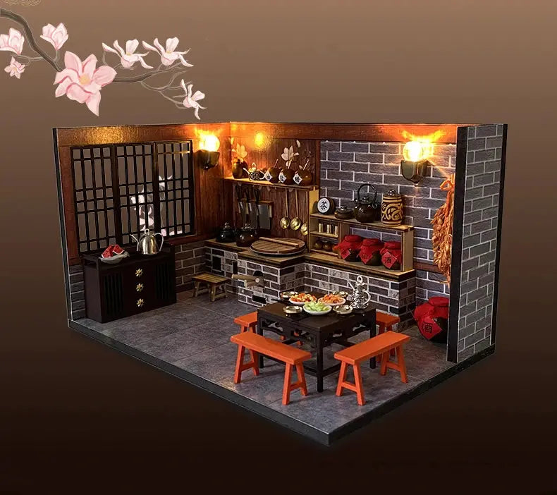 Loft Villa Dollhouse - Model to assemble