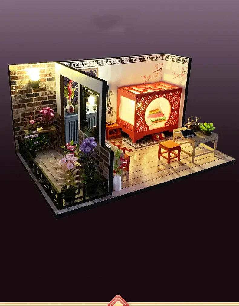 Loft Villa Dollhouse - Model to assemble