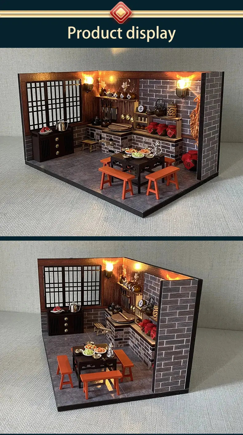 Loft Villa Dollhouse - Model to assemble