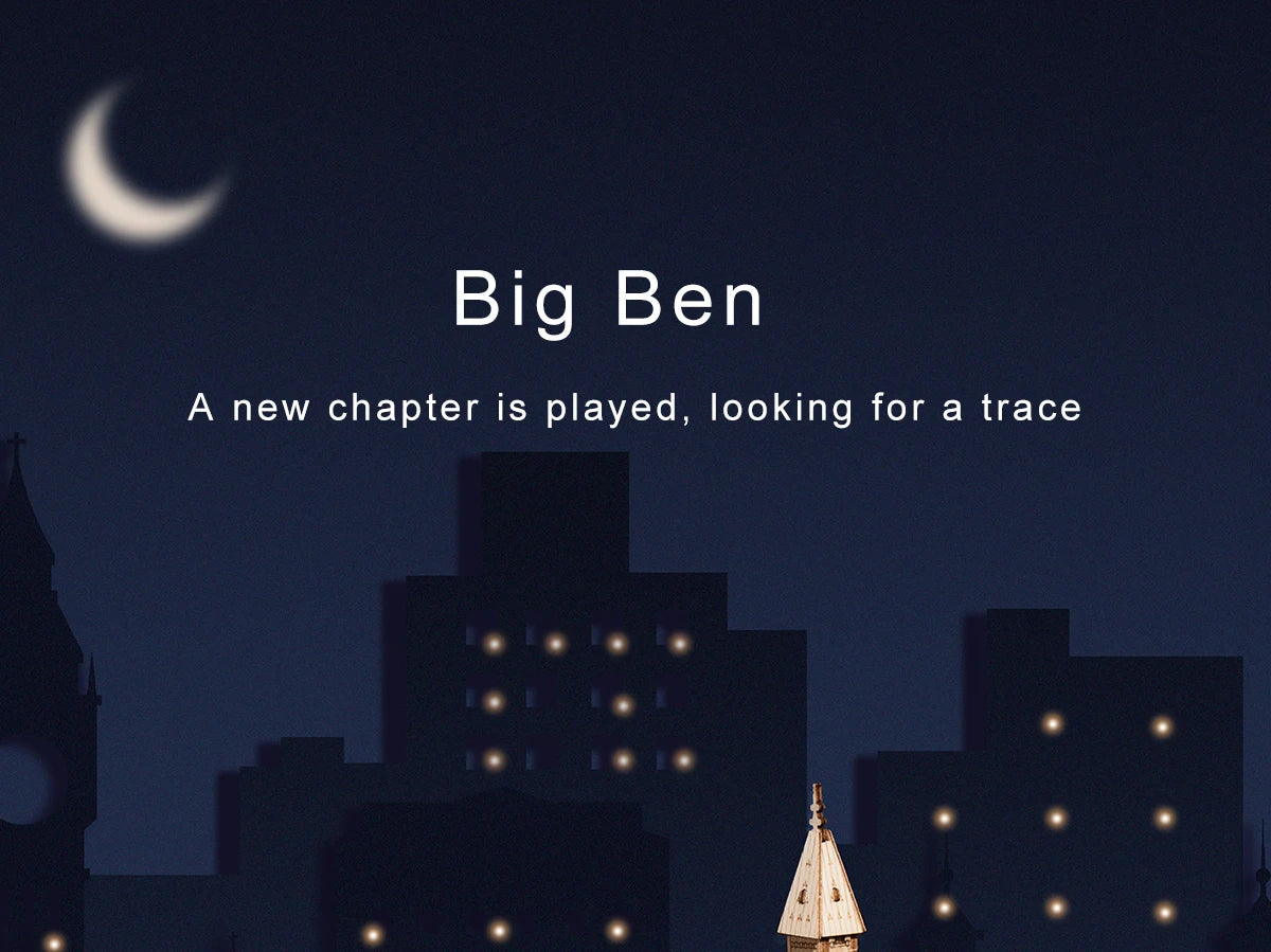 Tower Bridge & Big Ben with light