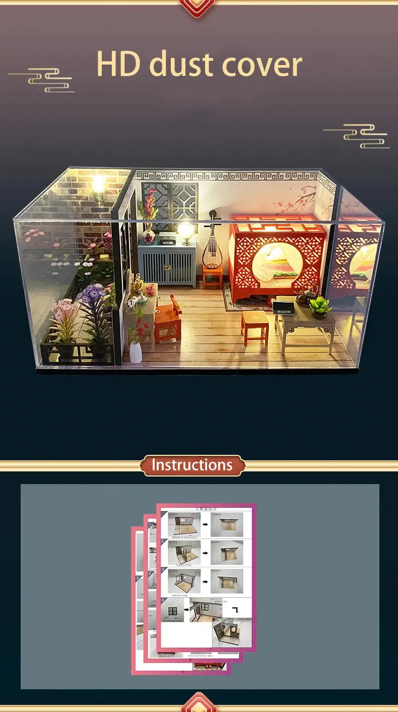 Loft Villa Dollhouse - Model to assemble
