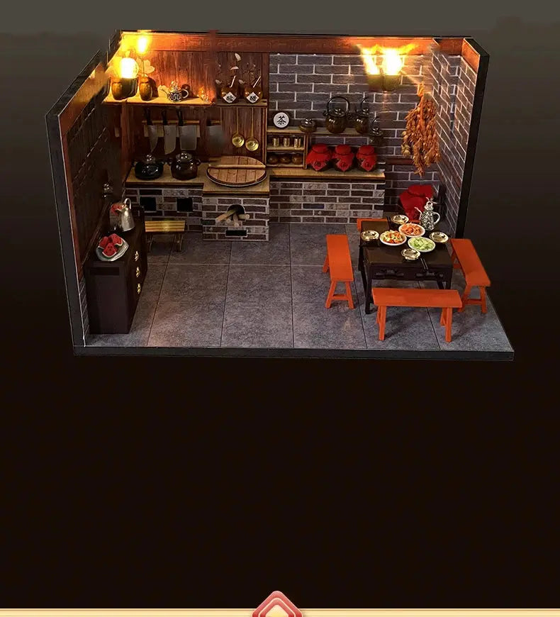 Loft Villa Dollhouse - Model to assemble