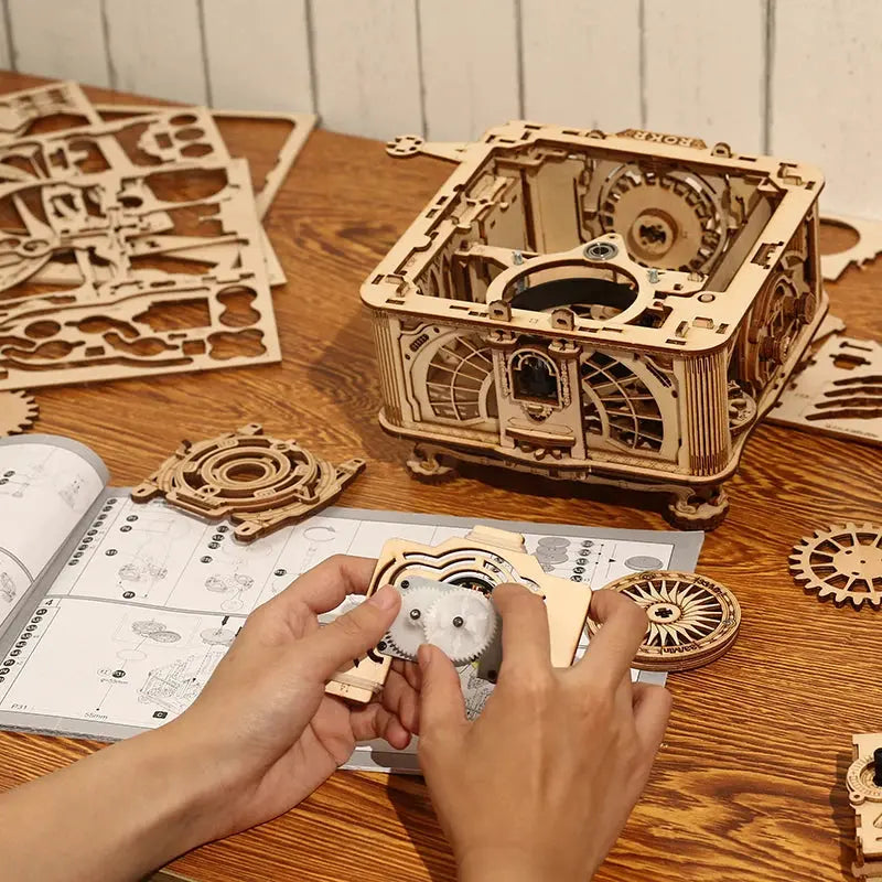 Classic Gramophone Wooden Musical Model Kits - Model to assemble