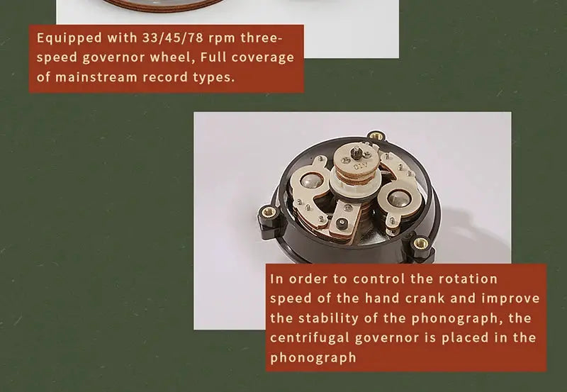 Classic Gramophone Wooden Musical Model Kits - Model to assemble