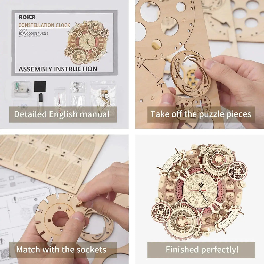 Steampunk Clock Model to assemble