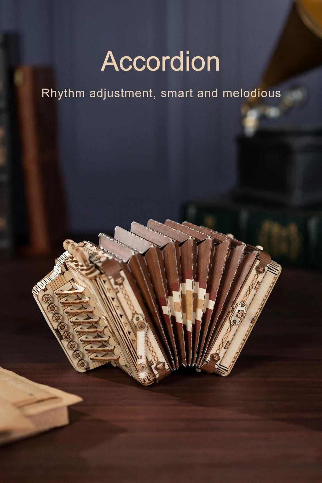 Musical Instruments : Saxophone, Drum, Accordion, Cello - Model to assemble