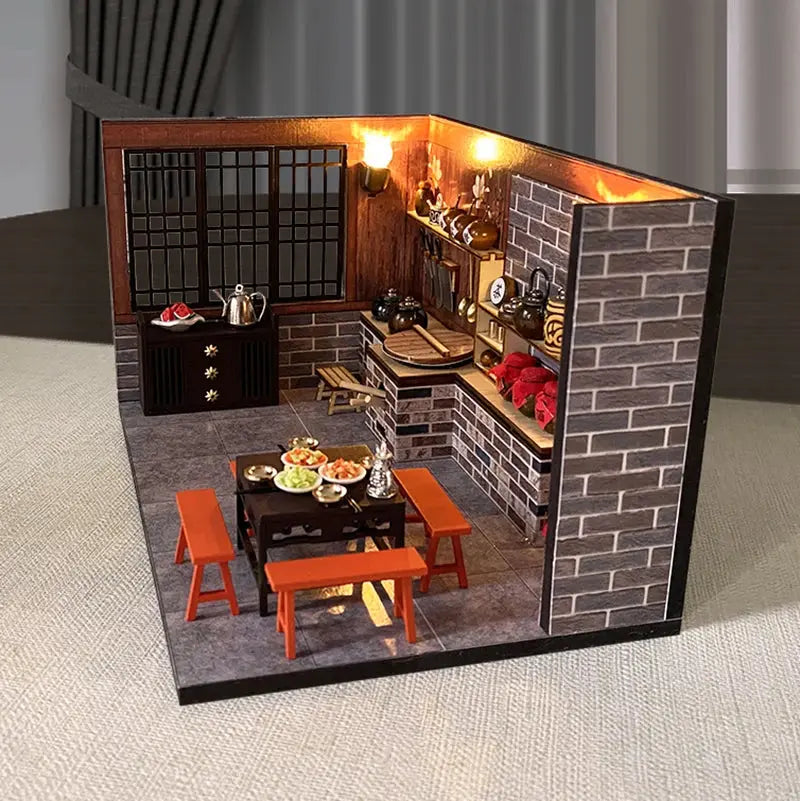 Loft Villa Dollhouse - Model to assemble
