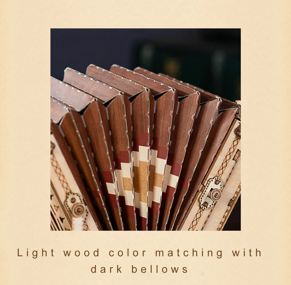 Musical Instruments : Saxophone, Drum, Accordion, Cello - Model to assemble