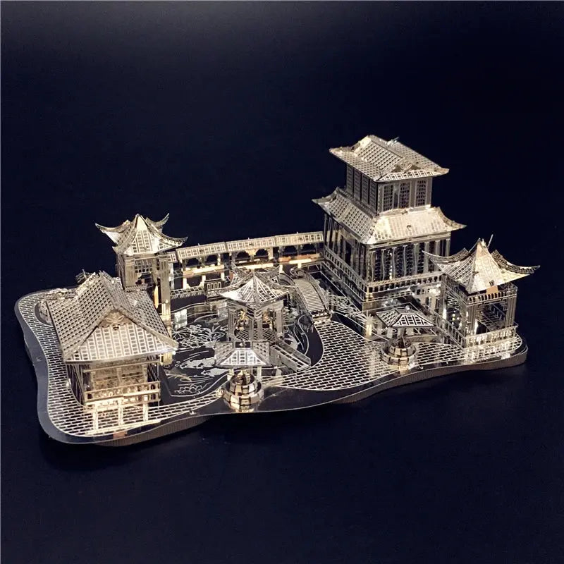 3D Metal Puzzle Chinese classical Gardens of Suzhou Building - Model to assemble