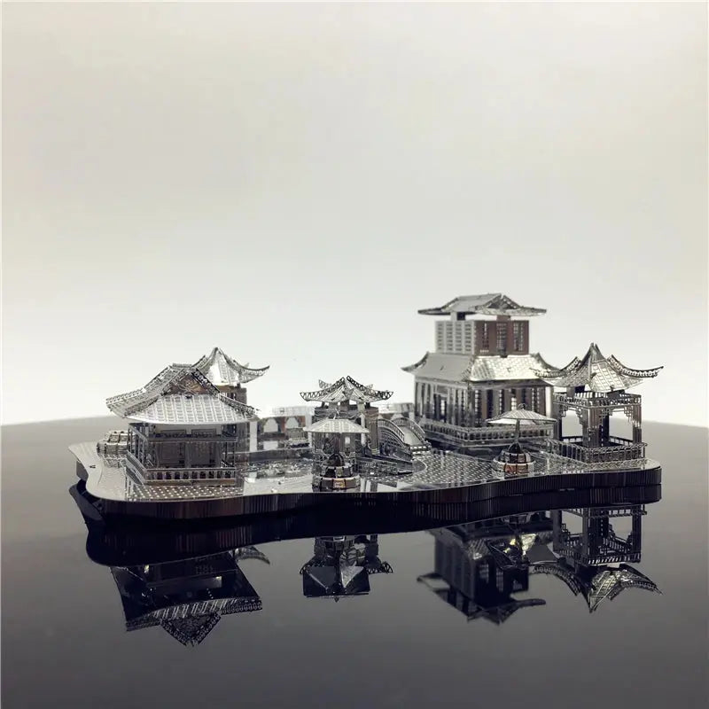 3D Metal Puzzle Chinese classical Gardens of Suzhou Building - Model to assemble