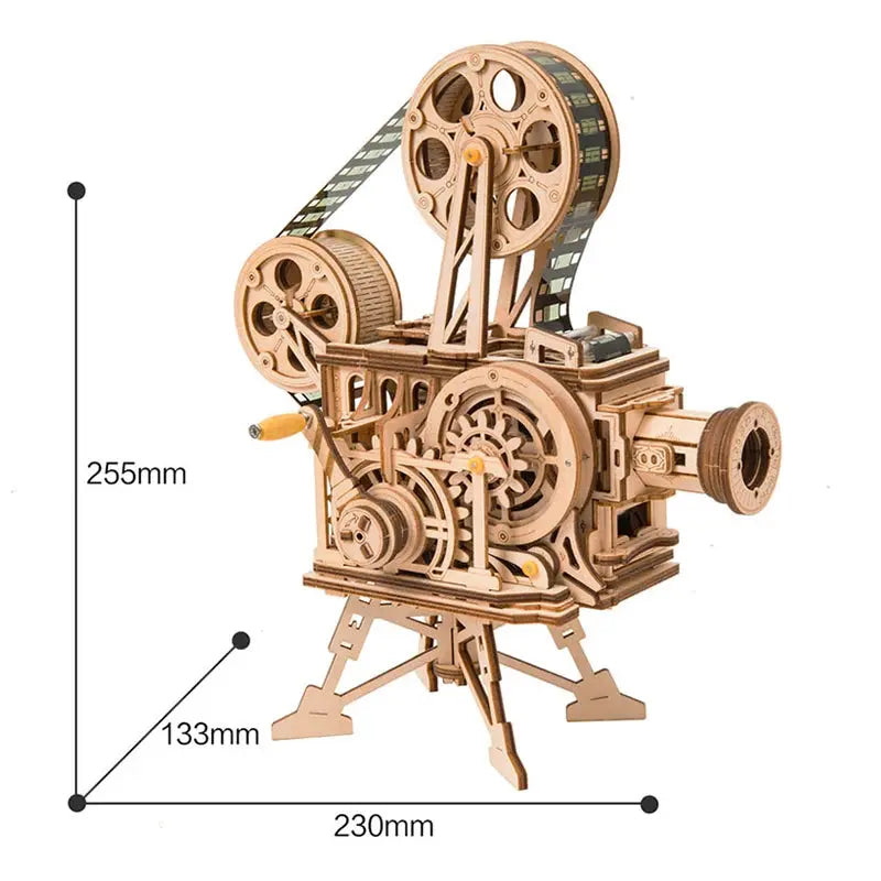 Hand Crank Projector Classic Film Vitascope Model to assemble