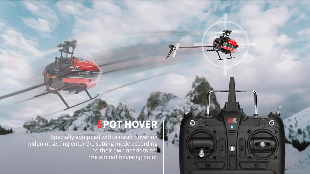 Wltoys XK K110S 6CH 3D 6G System Remote Control Toy Brushless Motor 2.4G RC Helicopter BNF/RTF Compatible With FUTABA S-FHSS Model to assemble