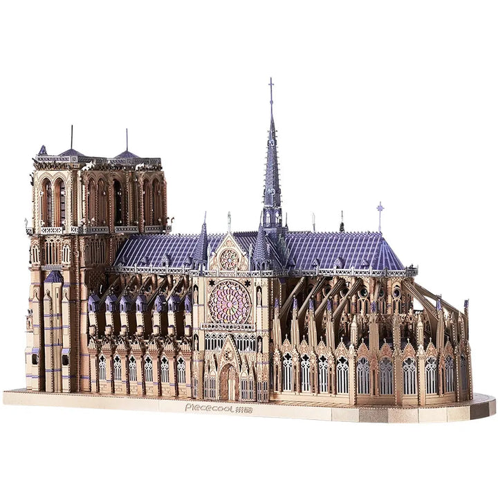 Notre Dame Cathedral Paris Metal Model to assemble