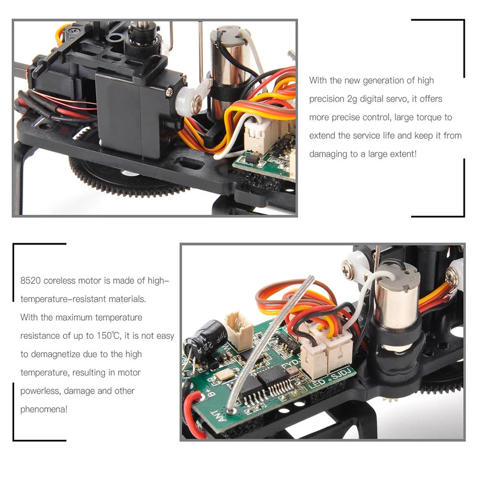 Beginner RTF Automatic Stable RC Helicopter 2.4G 4 Channel Single Propeller Without Aileron E129 C129 Durable Long Flight Time Model to assemble