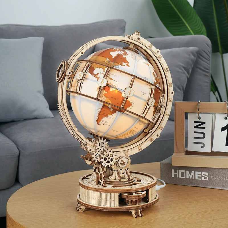 Telescope / planet earth / orrery model