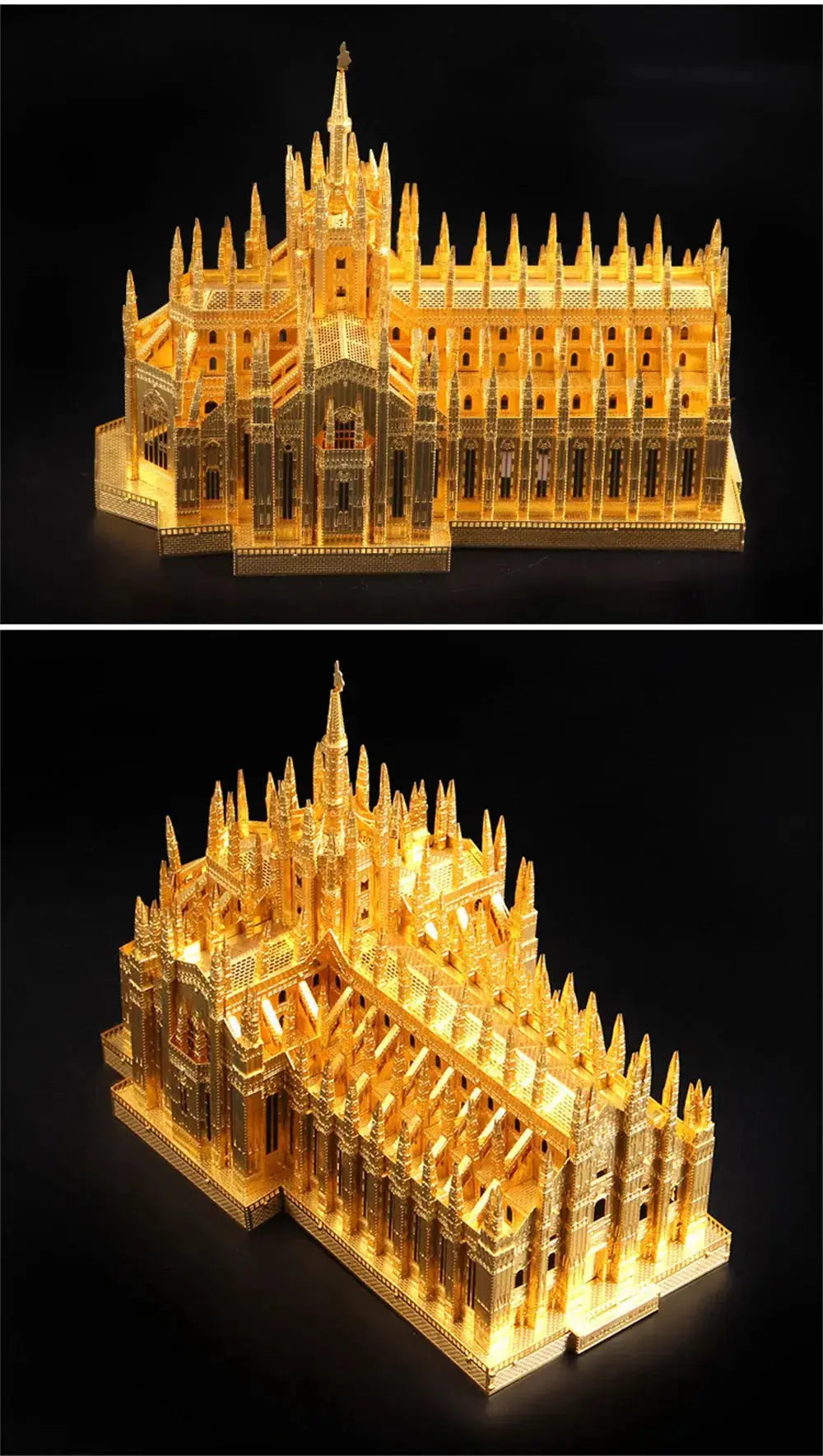 Milan Cathedral Building Metal Model Kit - Model to assemble