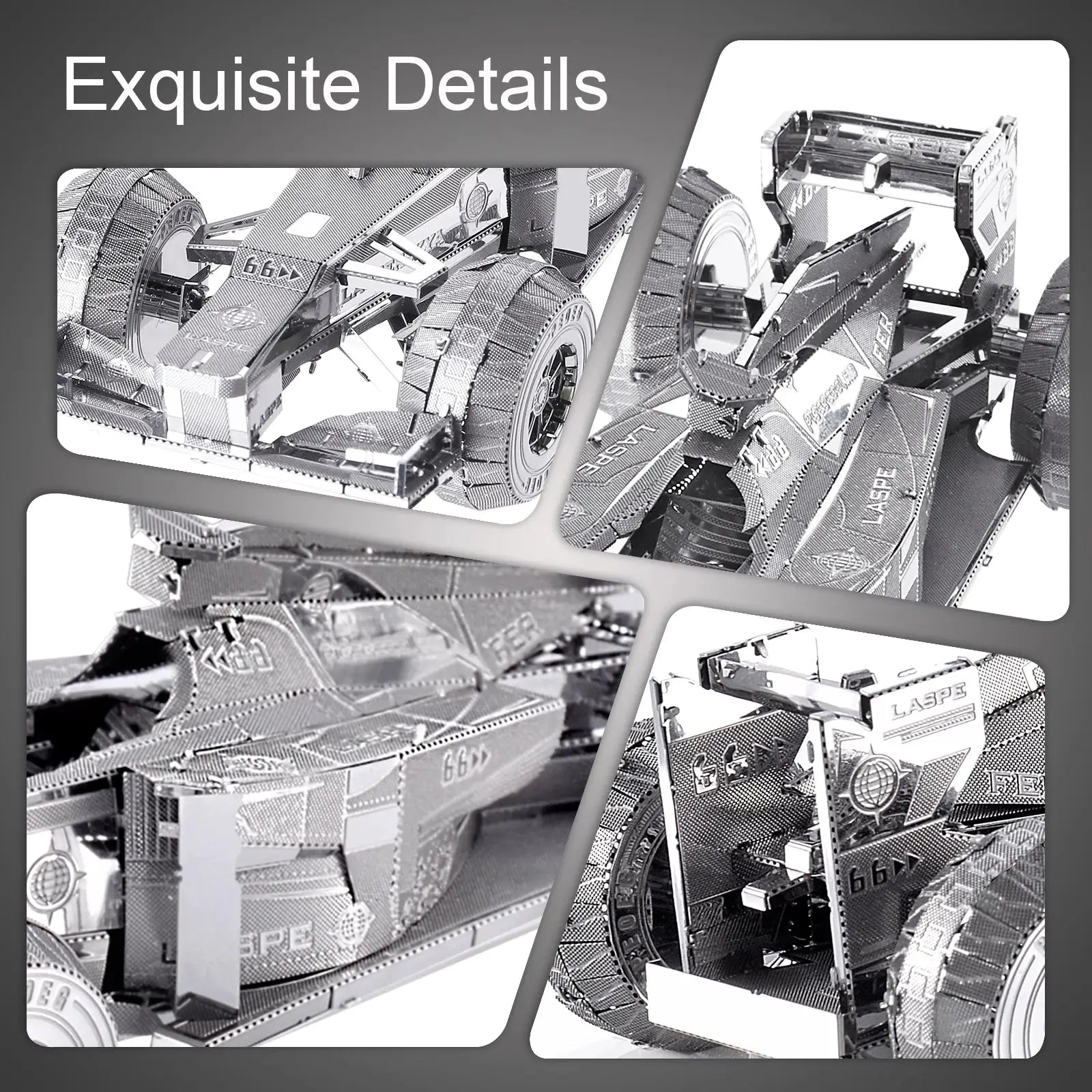 F1 Racing Car 3D Metal Model Kit