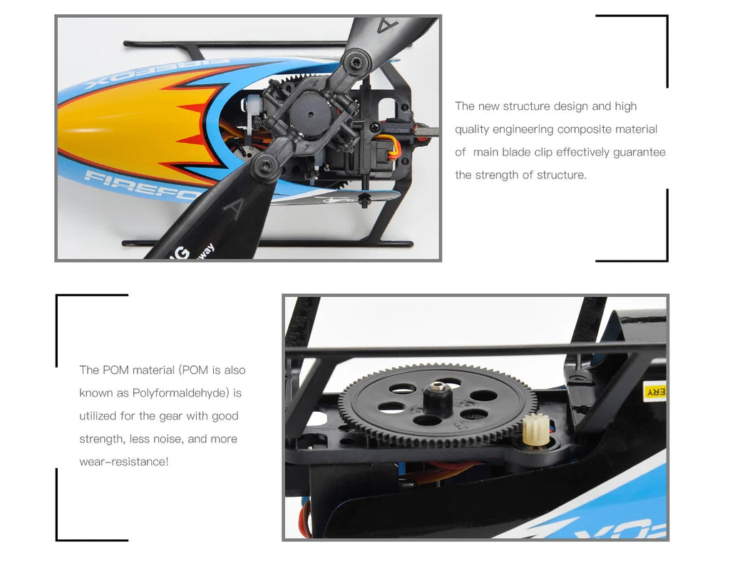 Beginner RTF Automatic Stable RC Helicopter 2.4G 4 Channel Single Propeller Without Aileron E129 C129 Durable Long Flight Time Model to assemble