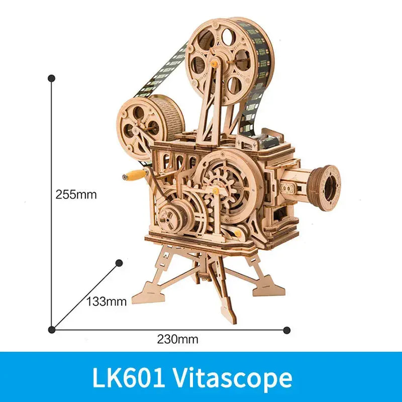 Hand Crank Projector Classic Film Vitascope Model to assemble